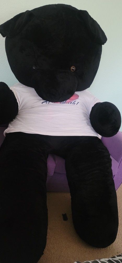 8 Foot Teddy Bear Black