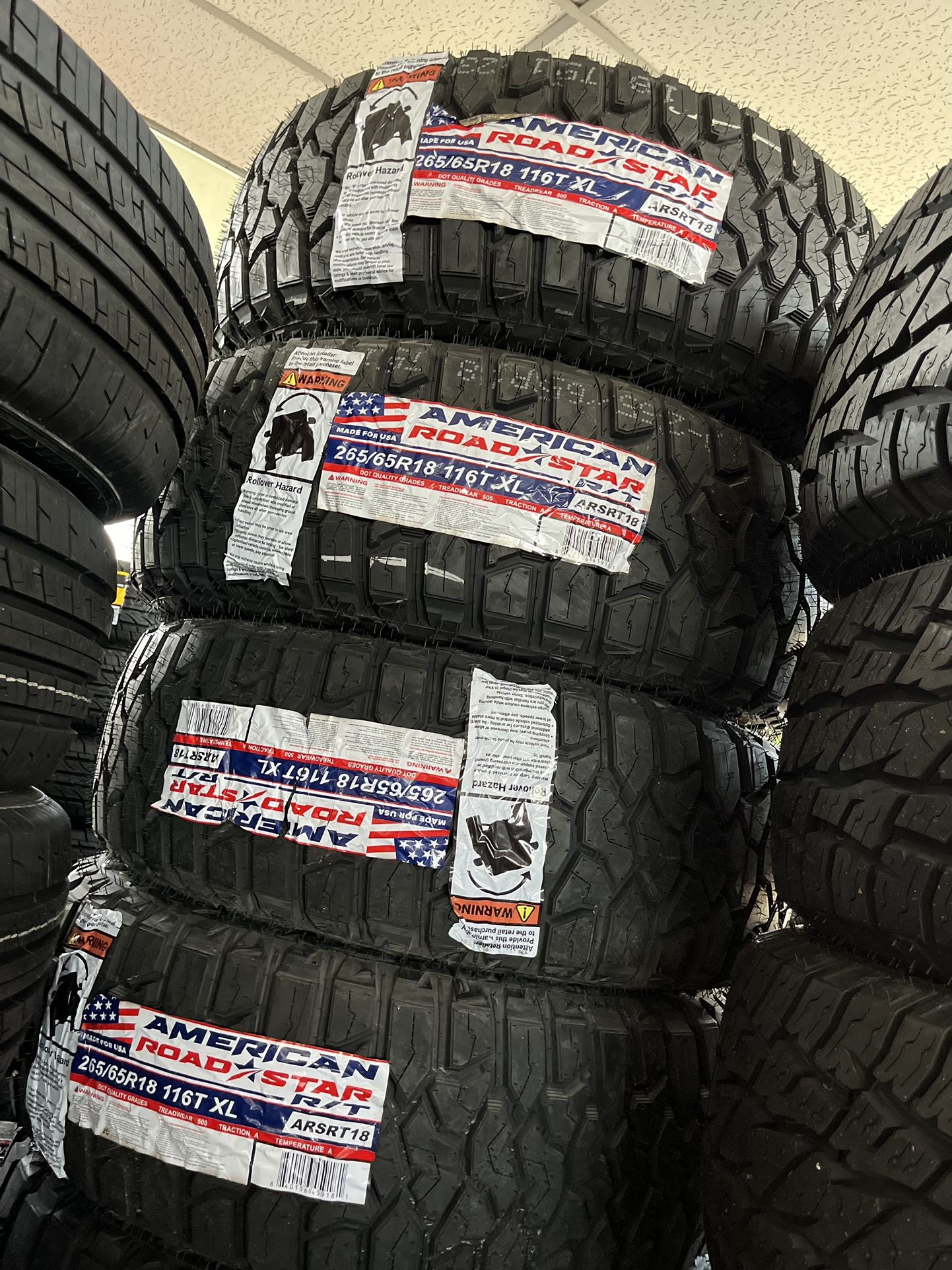 Vendo Set Se Llantas 265/65/R18 American Alterrain Las 4 Por $550