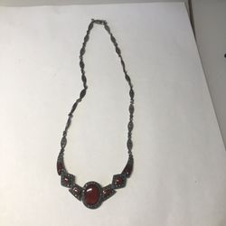 Vintage Sterling Silver 925 Necklace 