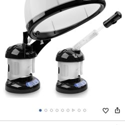 Hair Steamer Kingsteam 2 in 1 Ozone Facial Steamer, Design for Personal Care Use at Home or Salon Barber