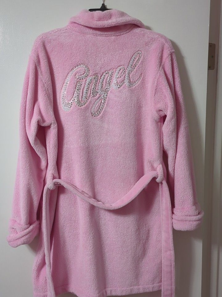 pink victoria secret Angel Sequin Sparkle Robe Excellent Condition Small