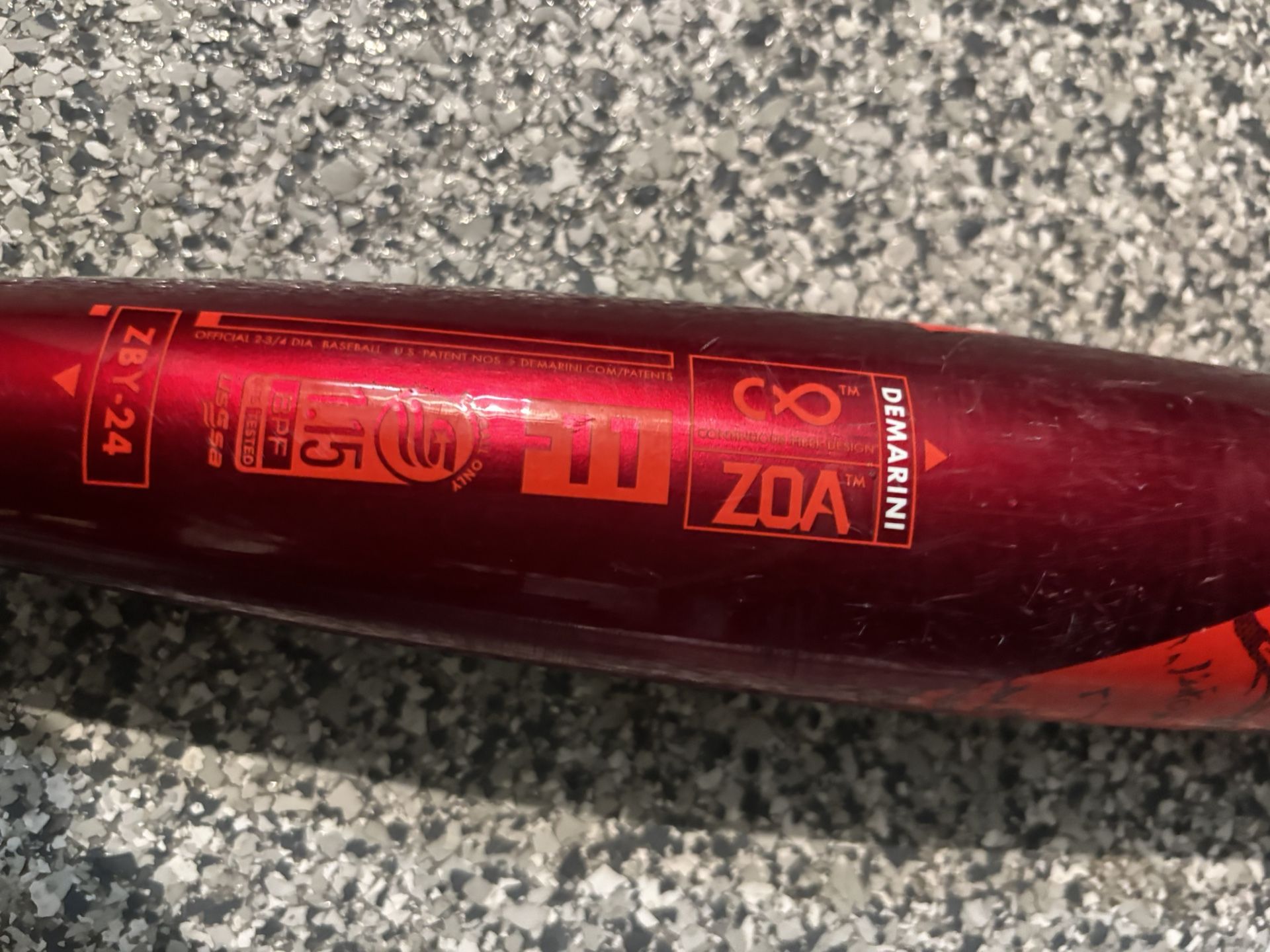 2024 Demarini ZOA Baseball bat 28/-11