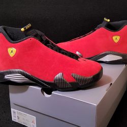 Nike Air Jordan 14 "Ferrari" Retro (2025) Challenge Red/Black IF5015 600 Size 9 Mens