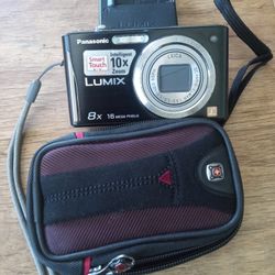 PANASONIC SMART TOUCH DIGITAL CAMERA 3.0" LCD TOUCH 10X OPTICAL ZOOM 16.0 MEGAPIXELES TESTED WORKING GREAT 