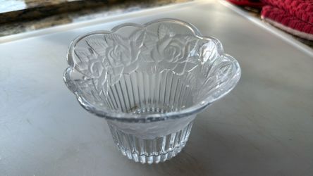 Bowl clear glass