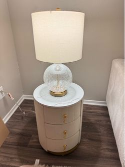 Night stand and lamp set