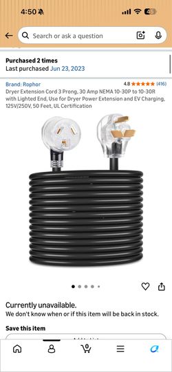 Tesla charging cables 10-30 dryer EV and adapters 10-30r receptacle