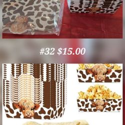 Highland Cow Nacho Bowls 