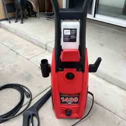 Electric pressure washer only used 1 time 1400 psi asking $100 thanks 