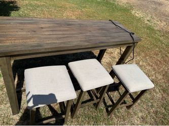 Bar Table and Stools Set