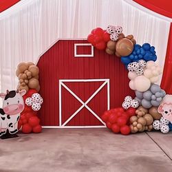Backdrops Rustic Farm House 🎈🎈🎈🎈