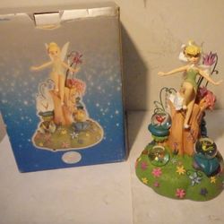 NEW Disney Tinker Bell Among Fireflies Musical Snow Globe NIB "You Can Fly"