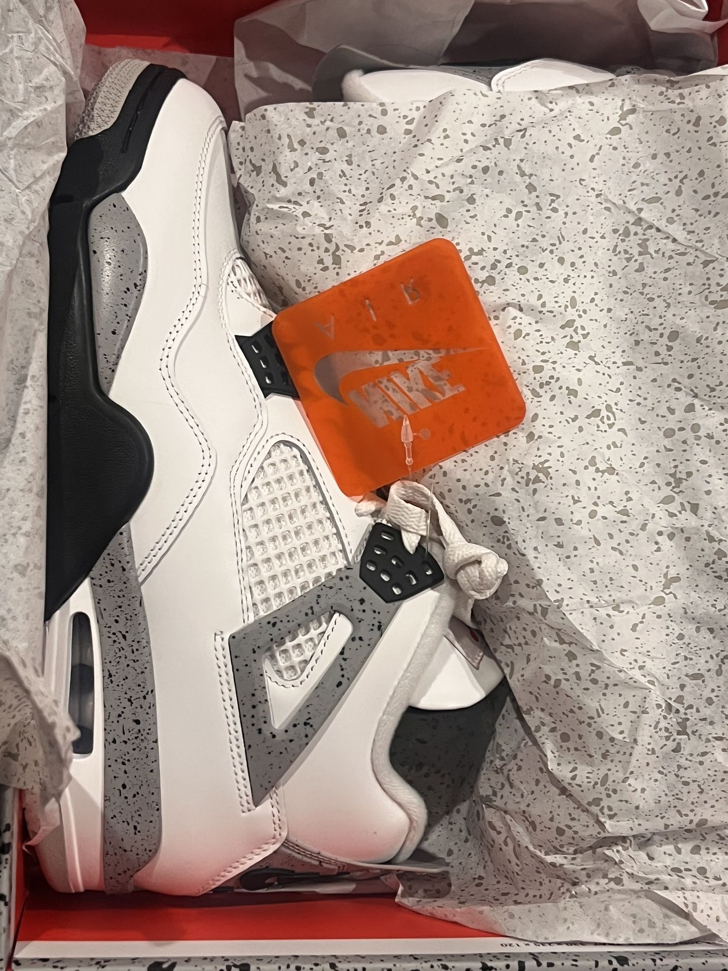 White Cement Jordan 4’s 2025