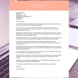 Resumes And Cover Letters 💵(On Sale)💵