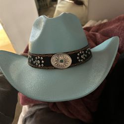 Turquoise Cowboy Hat