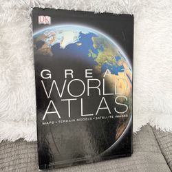 🌎 Great World Atlas Hard Cover 2004 by Dorling Kindersley Publishing Display Book