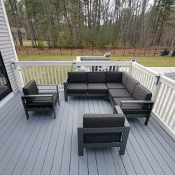PATIO FURNITURE WITH FIREPLACE $975 Or B/O