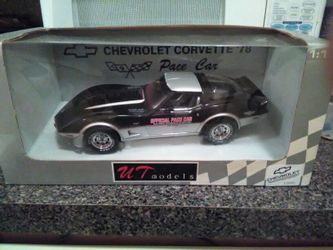 78 corvette pace car never opened 1:18 diecast scale