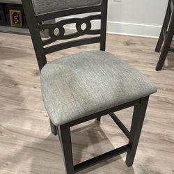 Grey bar stool