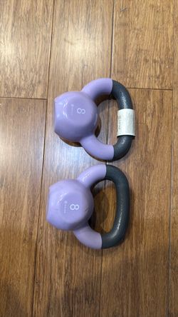 Pair of kettlebell, 8 lb each