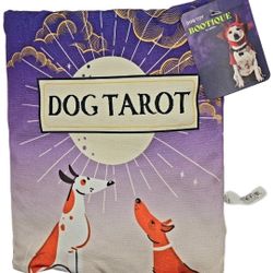 Bootique Tarot Card Book Plush Dog Toy  Interactive Play New Large