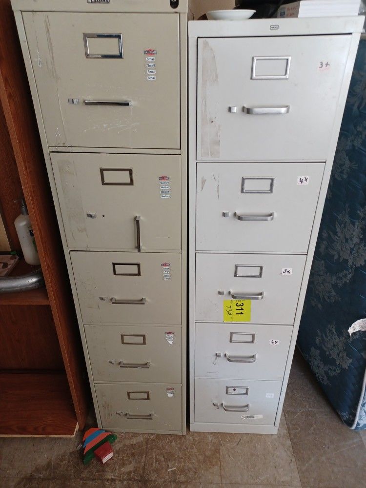 Choice Metal Filing 5 Drawer Filing Cabinets