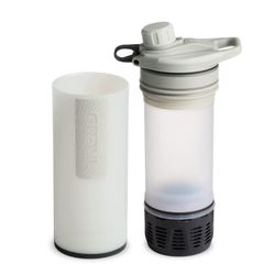 GRAYL GeoPress 24 oz Water Purifier Bottle - Filter for Hiking, Camping, Survival, Travel
