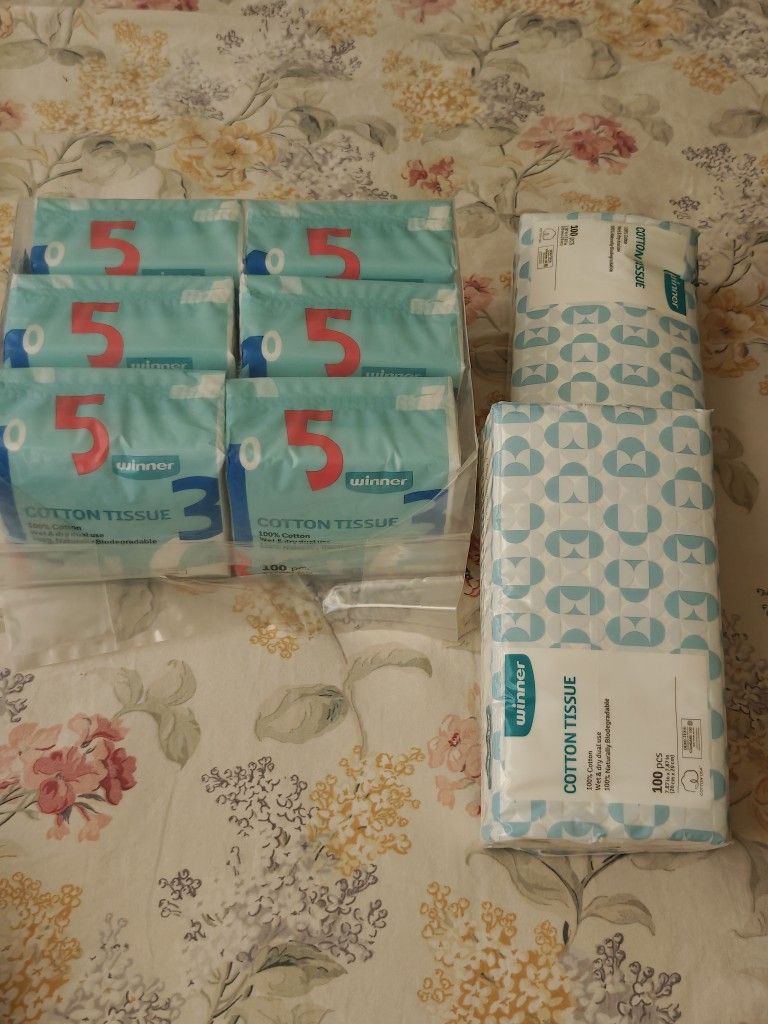 Moving sale! Winner Face Towels/Cotton Tissues/wet&dry cotton tissue