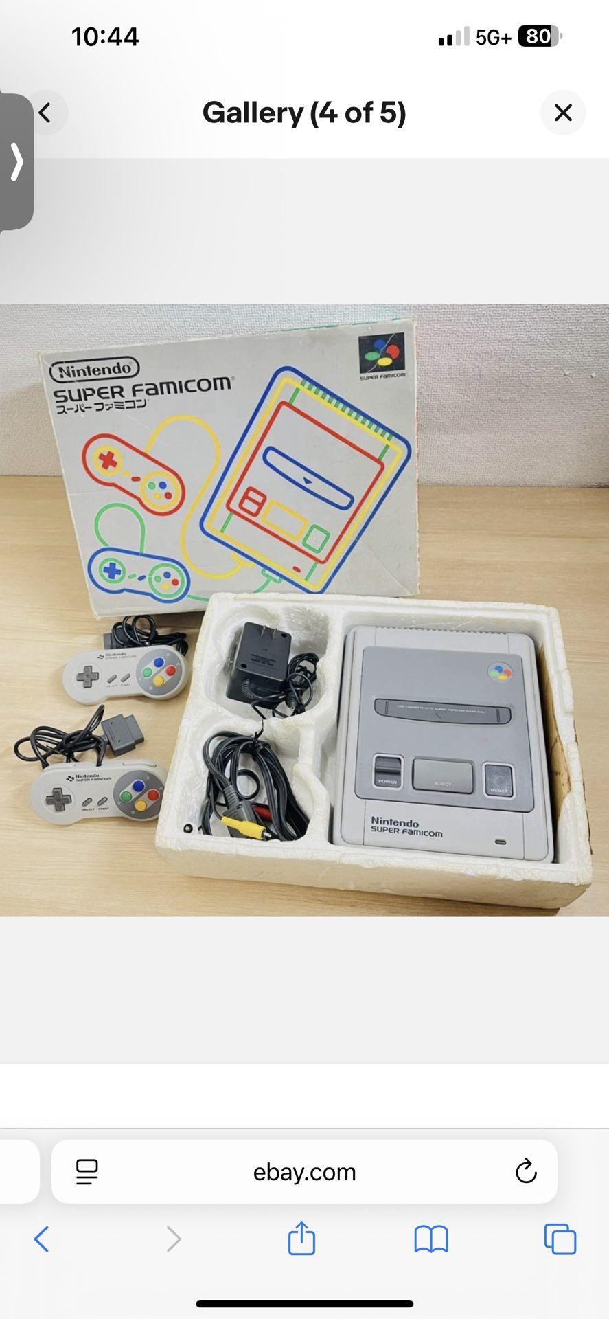 Nintendo Super Famicom Console SFC SNES Japanese Version NTSC-J Tested JAPAN