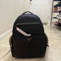 Michael Kors Black Fancy BackPack NEW