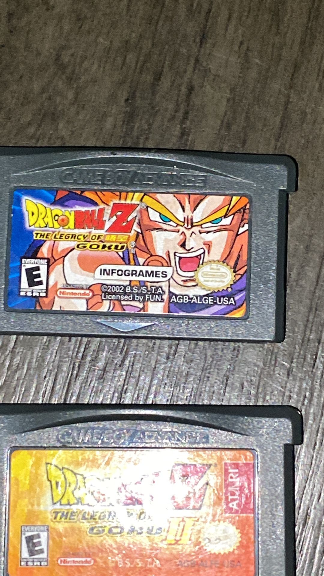 Nintendo DS Lite / DBZ Games Bundle Legacy Of Goku 1 & 2 Buus Fury