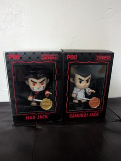 Samurai Jack And Mad Jack Thrilljoy Chase Set