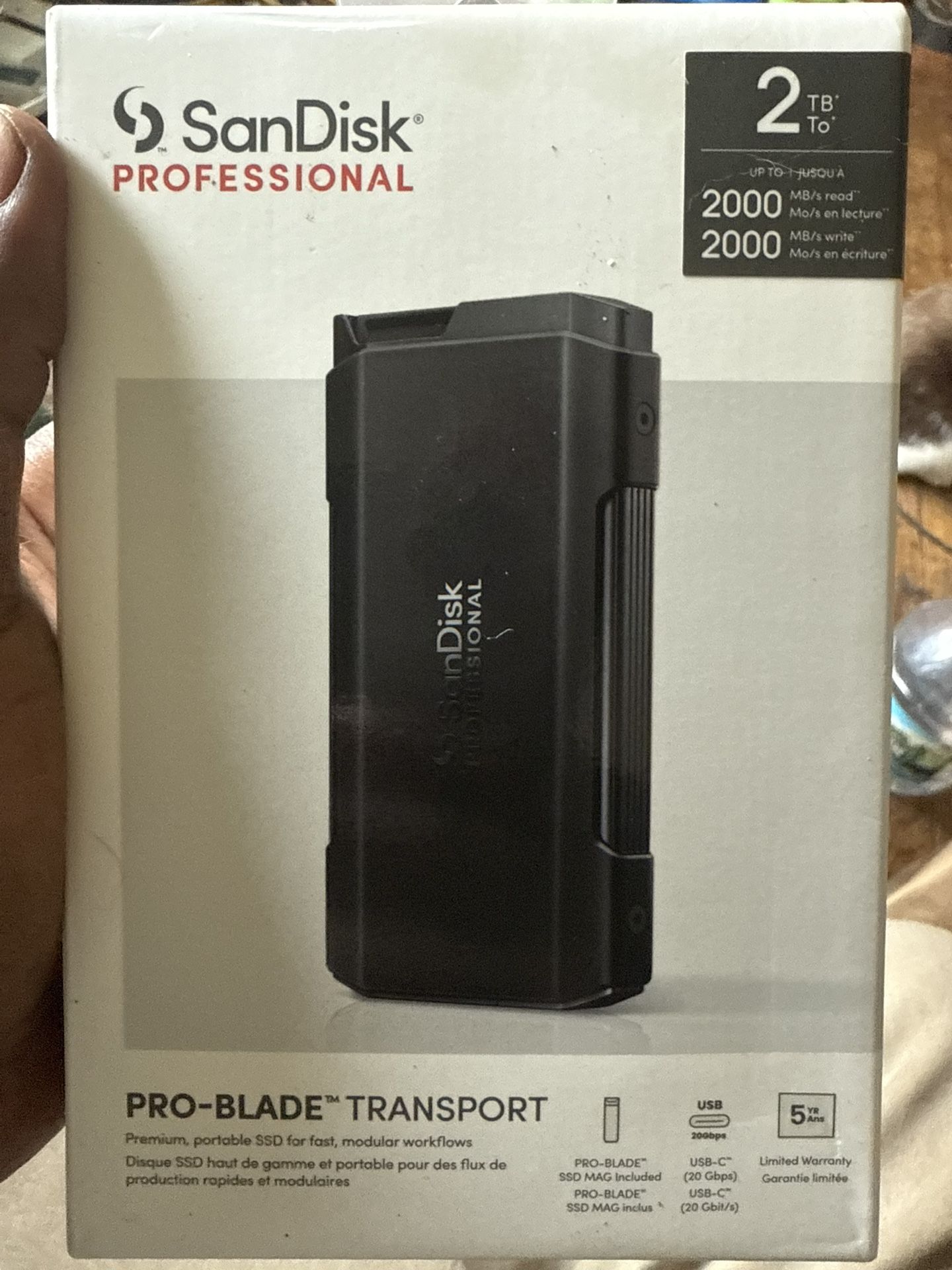 SanDisk 2TB External SSD Drive