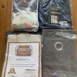 1 Panel Curtains $5 Each  Or All For $15