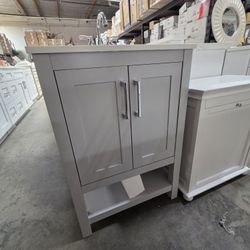 Beautiful Gray Bathroom Vanity 24x19