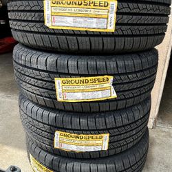 LT265/70/17 New Tires #4 Groundspeed H/T Mount & Balance // 4 llantas nuevas de carga Instaladas Y Balanceadas