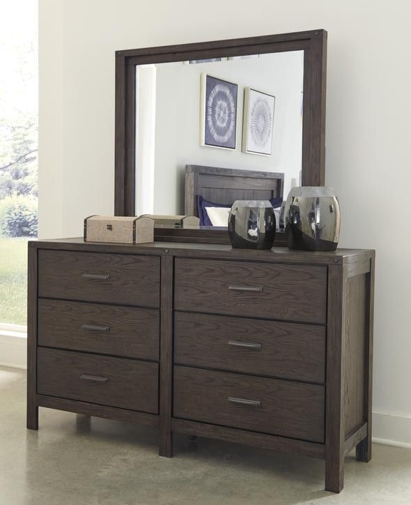 Dellbeck Dark Brown Storage Platform Bedroom Set