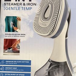 CONAIR 2-in1 STEAMER & IRON- New