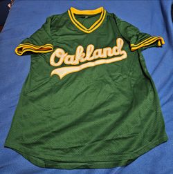 Used Oakland Athletics #24 (Rickey Henderson) unbranded Jersey, Men's Medium