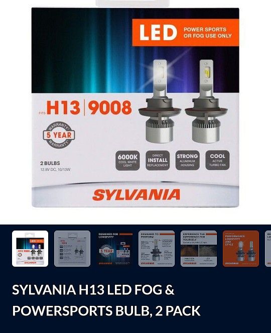 H13 9008 Sylvania Headlight LED Bulbs