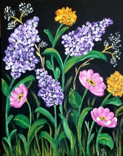 10X12 Hand Painted Canvas