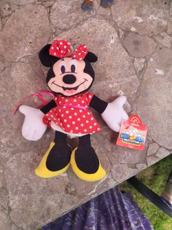 Minnie Mouse Plush Toy with Tag