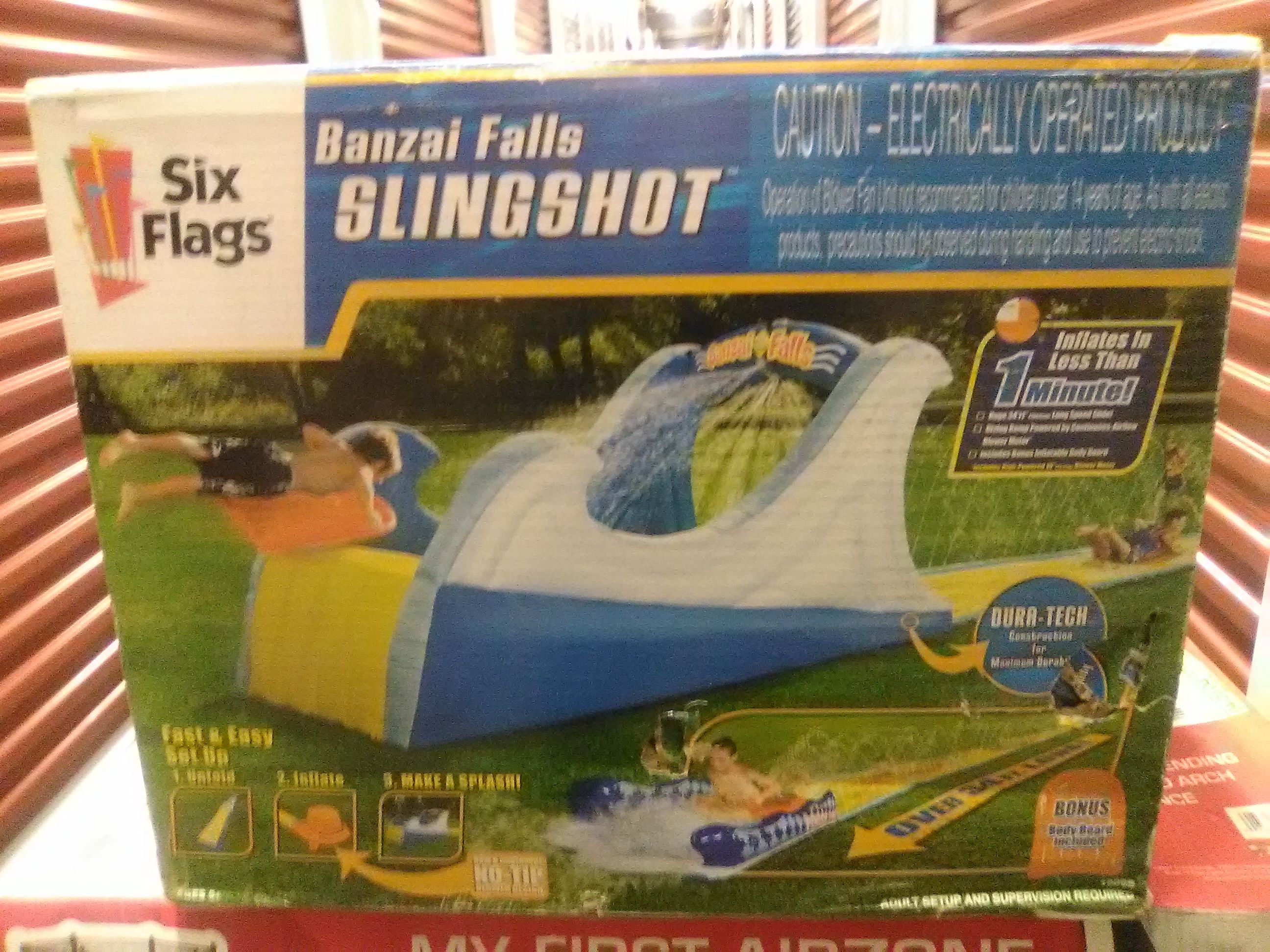 Banzai Falls Slingshot inflatable water slider