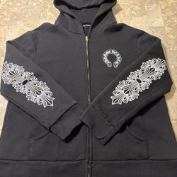 Chrome Hearts Floral U.S.A. Zip Up