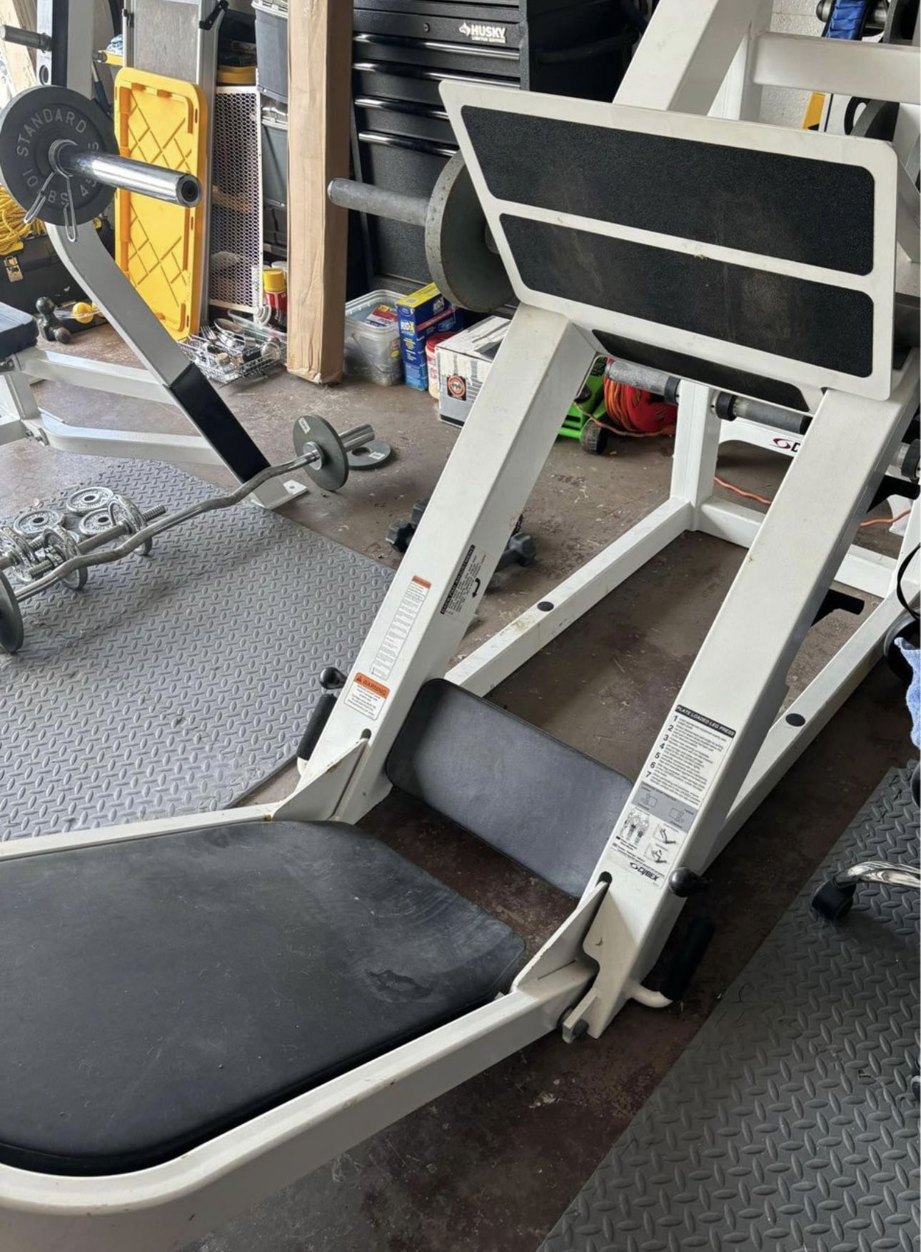 WOW! Cybex Olympic Weight Plate Loaded Leg Press -  Commercial Gym Equipment 