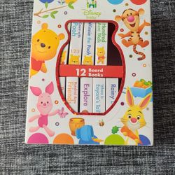 Disney Baby Winnie The Pooh Book Collection Book Block 9 Board Books (missing 3)