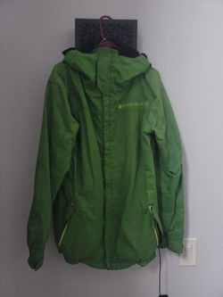 686 Snowboarding Jacket Green with Hood infidry medium