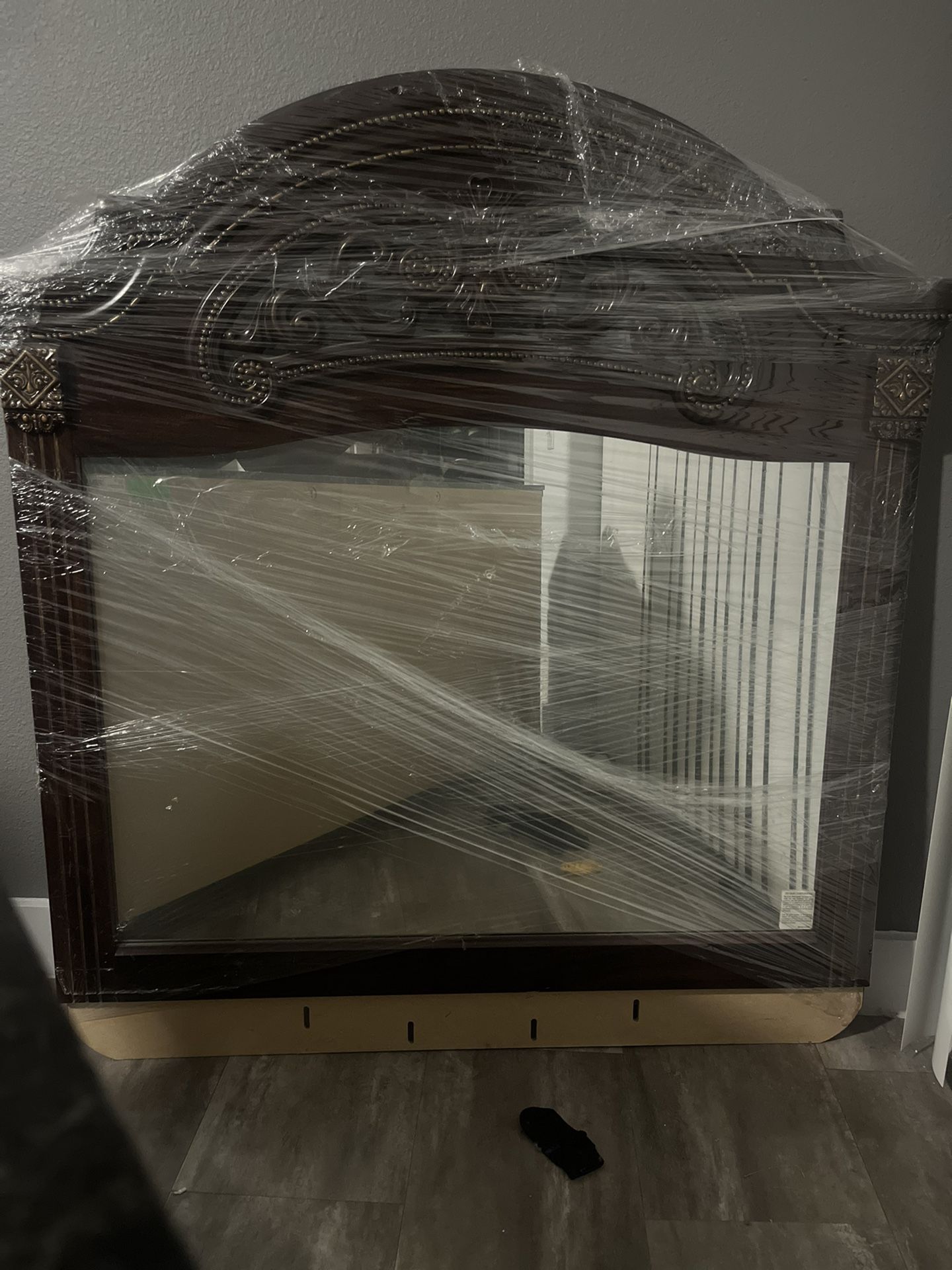 Ashley Furniture Gabriela King Poster Bed, Nightstand , Dresser, Mirror