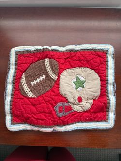 Toddler pillow pottery barn kids football 12x 14