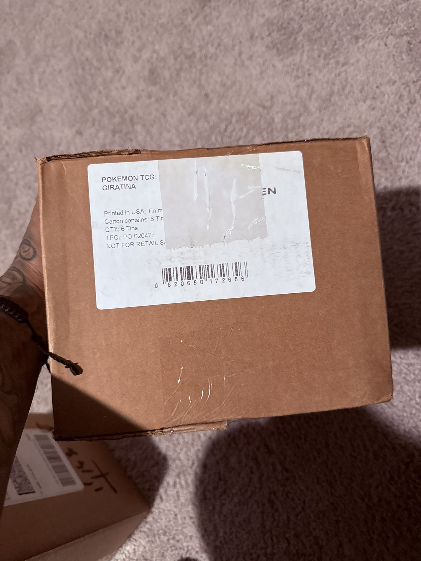 Giratina V Hidden Potential Tin Sealed Case Of 6